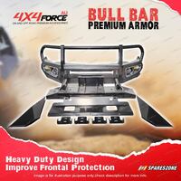 Armor Bumper Bullbar with Skid Plate & Loop for Mitsubishi Triton MQ 15-On