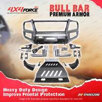Armor Bumper Bullbar with Skid Plate & 3 Loop for Nissan Navara NP300 D23 15-20