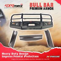 Premium Armor Bumper Bullbar with Guard Plate 3 LOOP for Toyota LandCruiser 80