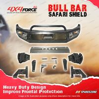 Safari Shield Bumper Bullbar with U LOOP for Mitsubishi Triton MQ MR 15-18