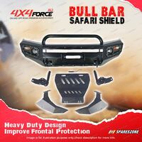 Safari Shield Bumper Bullbar U Loop Guard Plate for Nissan Navara NP300 15-20