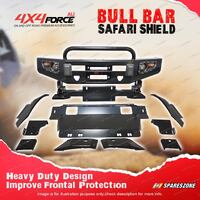 Safari Shield Bullbar with U LOOP Guard Plate for Toyota Hilux Revo 15-18