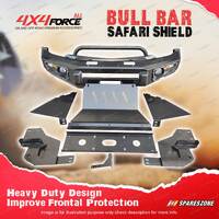 4X4FORCE Safari Shield Bull Bar U Loop Bumper for Mitsubishi Triton MN ML 06-14
