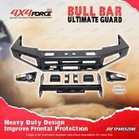 4X4FORCE Ultimate Guard Front No Loop Bull Bar Bumper Bar for Nissan Navara D22