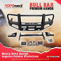 4X4FORCE Premium Armor Front 3 Loop Bull Bar Bumper Bar for Nissan Navara D22