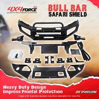 4X4FORCE Safari Shield Front U Loop Bull Bar for Mitsubishi Pajero Sport 16-19