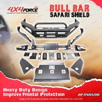 4X4FORCE Safari Shield U Loop Bumper Bull Bar for Toyota Hilux Rocoo 19-20