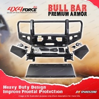 4X4FORCE Front Premium Armor Bumper Bullbar with 3 Loop for Mitsubishi Triton MV