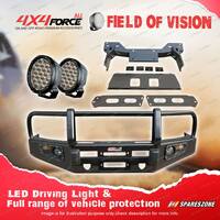 Armor Bumper Bullbar 3 LOOP Guard Plate Drive light for Mazda BT50 11-18