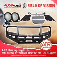 4X4FORCE Armor Bumper Bullbar Skid Plate LOOP Light for Toyota Hilux Vigo 12-15