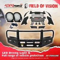4X4FORCE Armor Bullbar Skid Plate LOOP Light for Toyota Hilux Revo 15-18