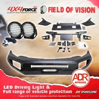 Ultimate Guard Bullbar No Loop Skid Plate Light for Mitsubishi Triton MQ 15+