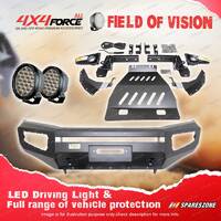 4X4FORCE Performance Guard Bullbar Skid Plate Light for Nissan Navara NP300 D23