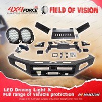 4X4FORCE Ultimate Guard No Loop Bumper Bullbar Drive Lights for GWM Cannon 20-24