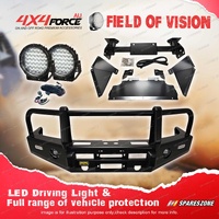 Premium Armor 3 Loop Bumper Bullbar Drive Lights for Toyota Prado 120 Series