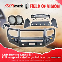 4X4FORCE Premium Armor 3 Loop Bullbar Lights for Volkswagen Amarok 2010-2021