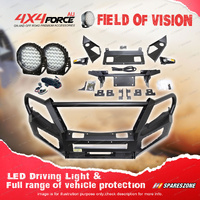 4X4FORCE Premium Armor 3 Loop Bullbar Lights for Mitsubishi Pajero Sport 15-19