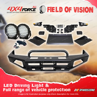4X4FORCE Safari Shield U Loop Bullbar Lights for Toyota Landcruiser 100 Series
