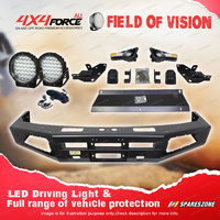 4X4FORCE Ultimate Guard No Loop Bumper Bullbar Lights for Toyota Prado 90 95