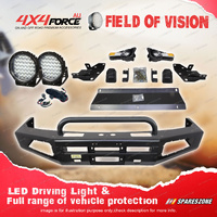 4X4FORCE Safari Shield U Loop Bumper Bullbar Light for Toyota Prado 90 95