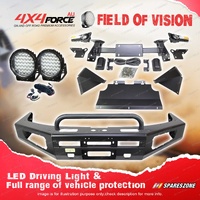 4X4FORCE Safari Shield U Loop Bullbar Lights for Toyota Landcruiser Prado 150