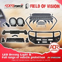 4X4FORCE Armor Bullbar Skid Plate Loop lights Side Steps for Isuzu D-MAX 12-17