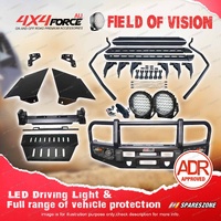 4X4FORCE Armor Bullbar Guard Plate Light Side Steps for Toyota Hilux Vigo 05-11