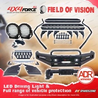 Safari Shield U Loop Bumper Bullbar Light Side Steps for Toyota Hilux Vigo 12-15