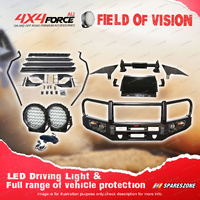 Premium Armor 3 Loop Bumper Bullbar Lights Side Steps for Toyota Prado 150 19-On