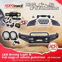 Safari Shield Bullbar U LOOP Guard Plate Light Winch for Toyota Hilux Vigo 12-15