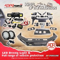 4X4FORCE Performance Guard Bullbar Skid Plate Light Winch for Ford Ranger PX