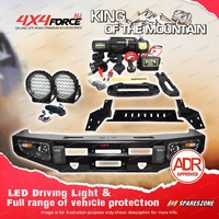 4X4FORCE Performance Guard Bullbar Skid Plate Light Winch for Isuzu D-Max 18-20