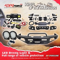 Safari Shield U Loop Bumper Bullbar Light Winch for Nissan Navara D40 Thai 08-15