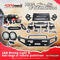 Safari Shield U Loop Bullbar Drive Light Winch for Nissan Navara D40 Spain 11-On