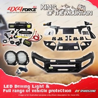 Ultimate Guard No Loop Bullbar Lights Winch for Mitsubishi Pajero Sport 15-19