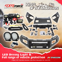 Ultimate Guard No Loop Bullbar Lights Winch for Mitsubishi Pajero Sport 19-On