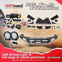 Ultimate Guard No Loop Bumper Bullbar Lights Winch for Nissan Patrol Y62 10-19