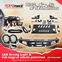 Ultimate Guard No Loop Bullbar Lights Winch for Toyota LandCruiser 79 Series