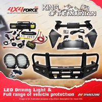 Premium Armor 3 Loop Bumper Bullbar Lights Winch for Toyota Prado 120 Series