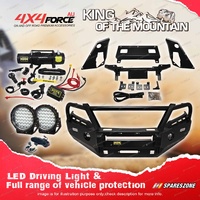 Premium Armor 3 Loop Bullbar Drive Light Winch for Mitsubishi Pajero Sport 19-On