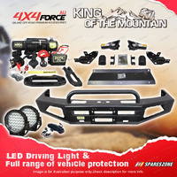 Safari Shield U Loop Bumper Bullbar Lights Winch for Toyota Prado 90 95