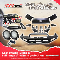 Safari Shield U Loop Bullbar Drive Light Winch for Toyota Landcruiser 105 Series