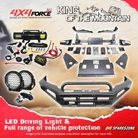 Safari Shield U Loop Bullbar Drive Light Winch for Toyota Hilux Rocoo 19-20