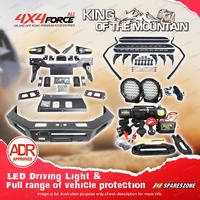 Ultimate Guard No Loop Bumper Bullbar Lights Side Steps Winch for Ford Ranger PX