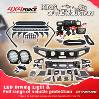 Ultimate Guard No Loop Bumper Bullbar Lights Side Steps Winch for Ford Ranger T9