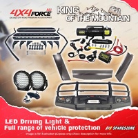 Premium Armor 3 Loop Bullbar Lights Side Step Winch for Toyota Landcruiser 80