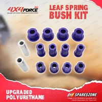 Rear Polyurethane Leaf Spring Bush Kit for Mitsubishi Triton MQ MR 15-24