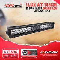 4X4FORCE 22 Inch Double Row Laser Osram LED Light Bar Universal Driving Lamp
