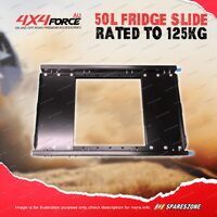 50L Fridge Slide Rated to 125kg for Universal Aluminium Roof Rack Flat Platform