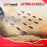 8 Pcs Lifting Eyebolts Suitable for Universal Aluminium Roof Rack Flat Platform